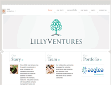 Tablet Screenshot of lillyventures.com